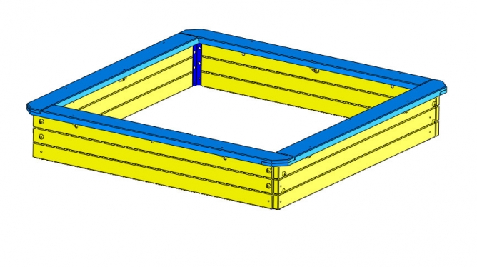 Vadzaari 004 Песочница средняя (дерево)