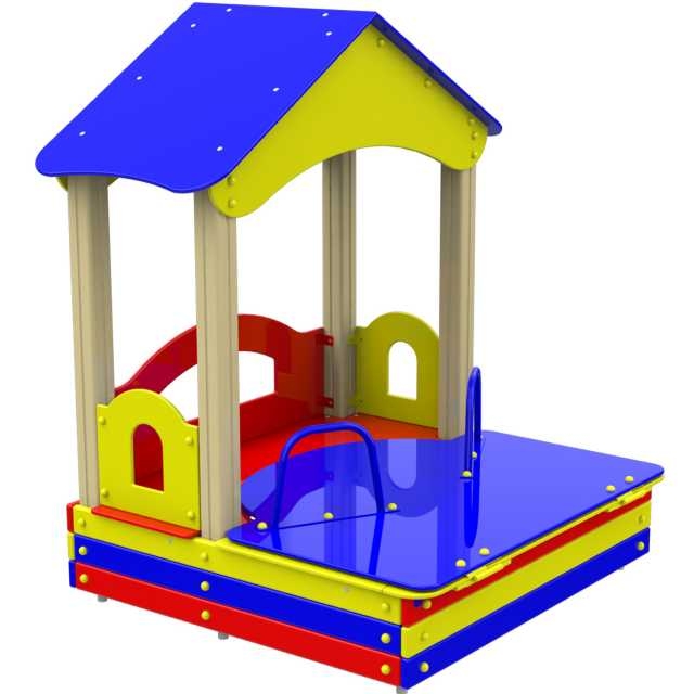 407 Песочница с домиком