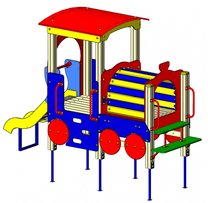 Vadzaari 302 Паровозик с горкой